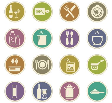 yemek ve mutfak simgeleri