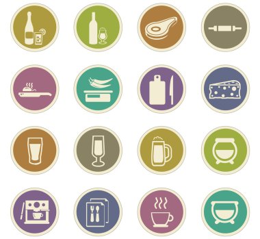 yemek ve mutfak simgeleri