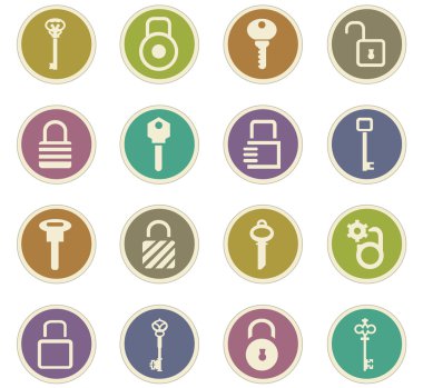 Kilit Icons set