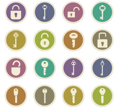 Kilit Icons set