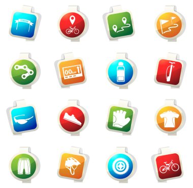 Bisiklet Icons set