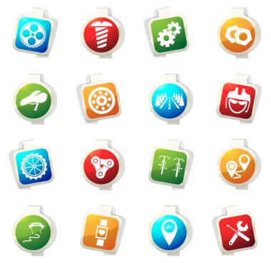 Bisiklet Icons set
