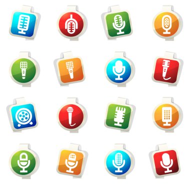 mikrofon Icons set