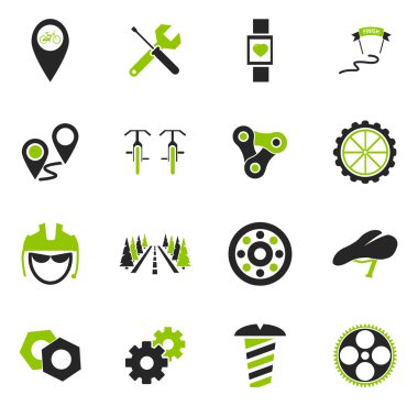 Bisiklet Icons set