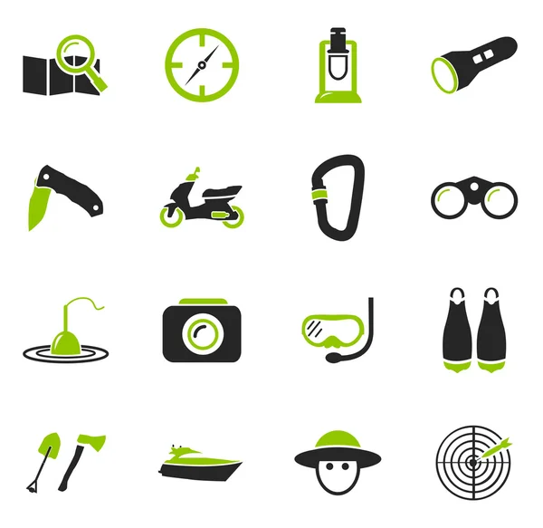 Iconos de recreación activa — Vector de stock