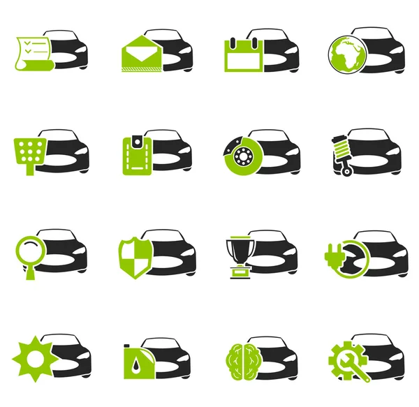 Service de voiture icônes ensemble — Image vectorielle