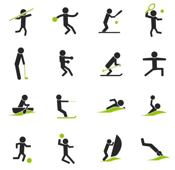 Conjunto de iconos deportivos — Vector de stock