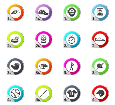 Beyzbol Icons set