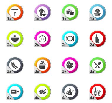 yemek ve mutfak simgeleri