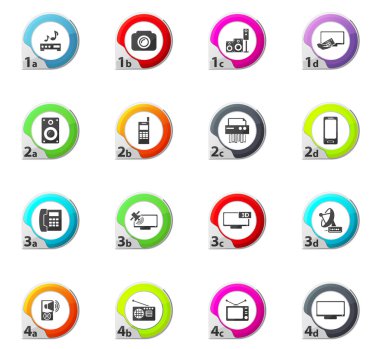 ev aletleri Icons set