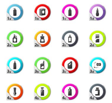 Ev Kimyasalları Icons set