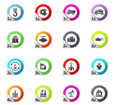 Endüstriyel Icons set