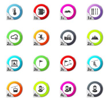 Kayak Icons set