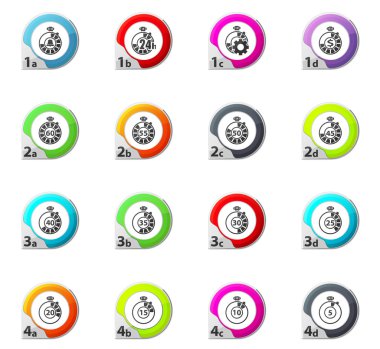 Zamanlayıcı Icons set