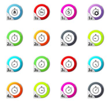 Zamanlayıcı Icons set