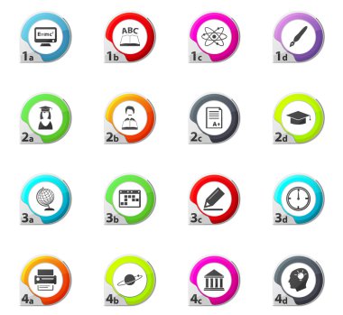 Üniversite Icons set