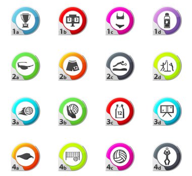 Voleybol Icons set