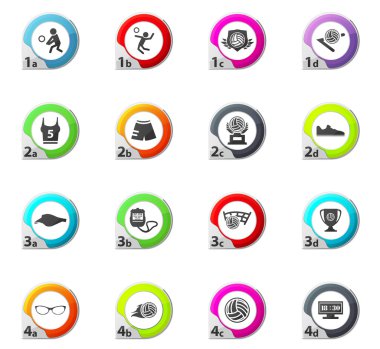 Voleybol Icons set