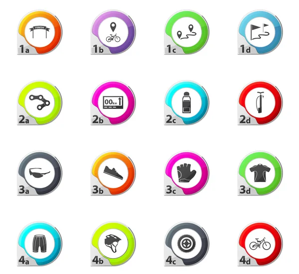 Bisiklet Icons set