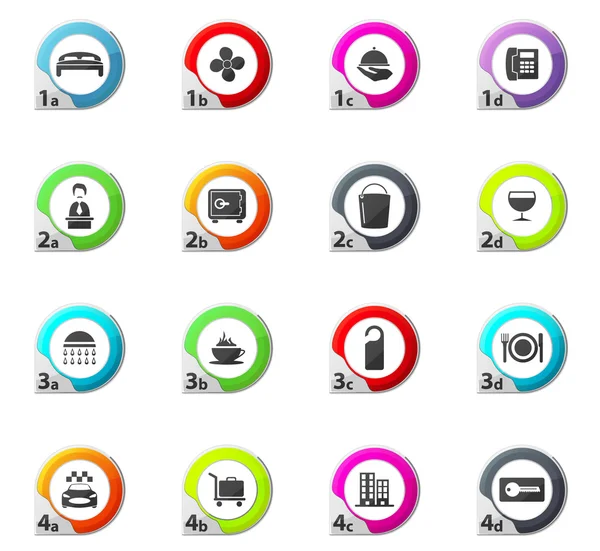 Otel Oda Icons set