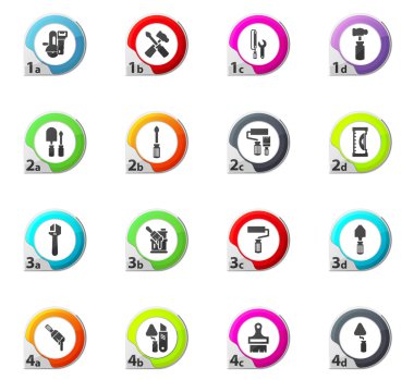 İş araçları Icons set