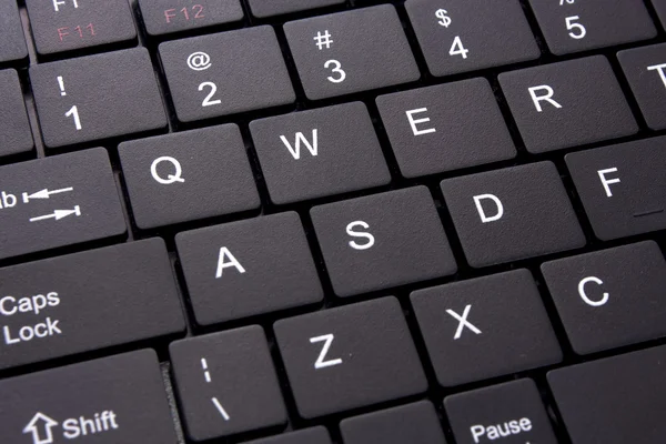 Black computer keyboard — Stock Photo, Image