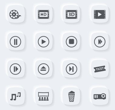 Web simgeleri için sinema sembolü