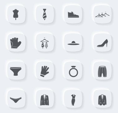 Web simgeleri için kıyafet simgesi