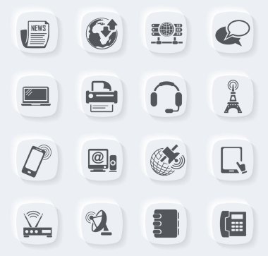 Web siteleri ve kullanıcı arayüzü için iletişim simgesi ayarlandı