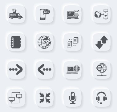 Web siteleri ve kullanıcı arayüzü için iletişim simgesi ayarlandı