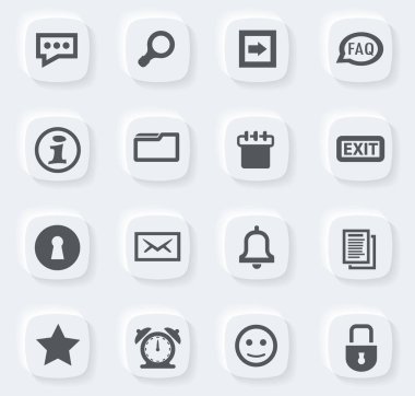 Kullanıcı arayüzü tasarımı için kullanıcı arayüzü simgeleri