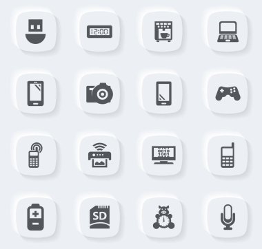 Kullanıcı arayüzü tasarımı için ev aletleri vektör simgeleri