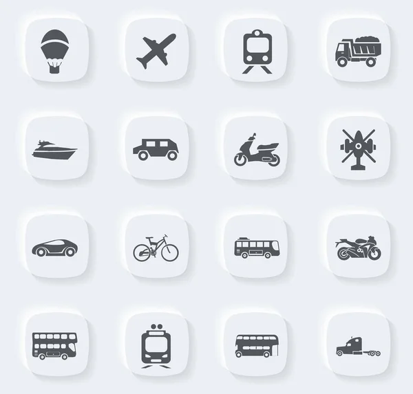 Type Symbole Transport Pour Les Icônes Web — Image vectorielle
