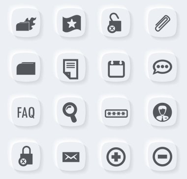 Kullanıcı arayüzü tasarımı için kullanıcı arayüzü simgeleri