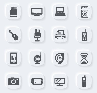 Kullanıcı arayüzü tasarımı için ev aletleri vektör simgeleri