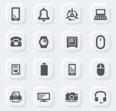 Kullanıcı arayüzü tasarımı için ev aletleri vektör simgeleri