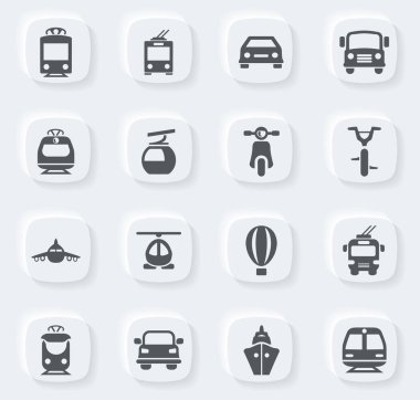 Web siteleri ve kullanıcı arayüzü için toplu taşıma simgesi ayarlandı