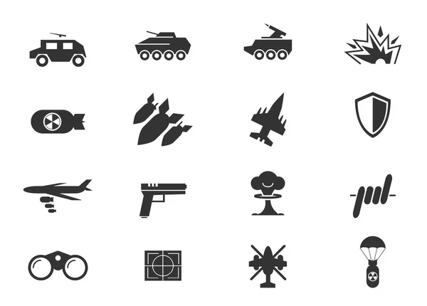 War icon set — Stock Vector