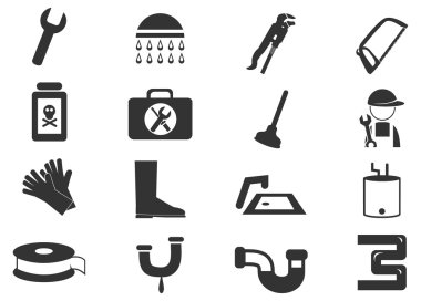 Sıhhi tesisat vektör simgeleri ile ilgili