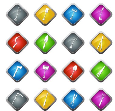 Bahçe araçları koleksiyonu