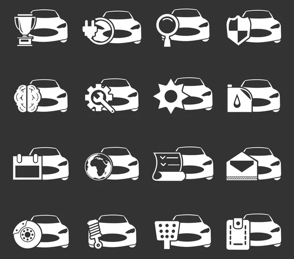 Service de voiture icônes ensemble — Image vectorielle