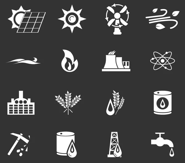 Conjunto de iconos industriales — Vector de stock