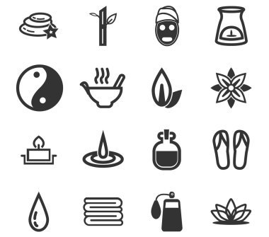Spa Icons set