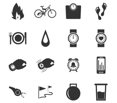 Koşu ve egzersiz uygulamaları izleme modern