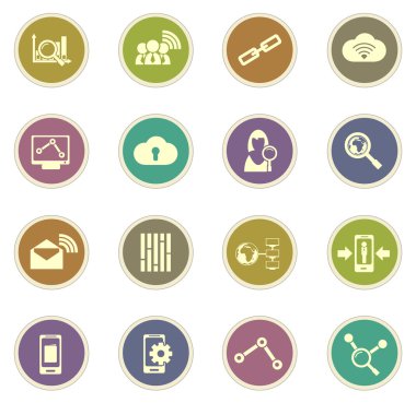 Veri analitik vektör simgeleri