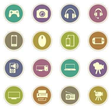 aracı Icons set