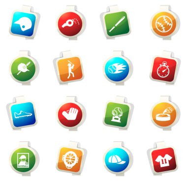 Beyzbol Icons set