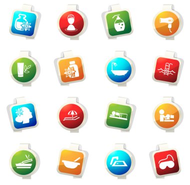 Spa Icons set
