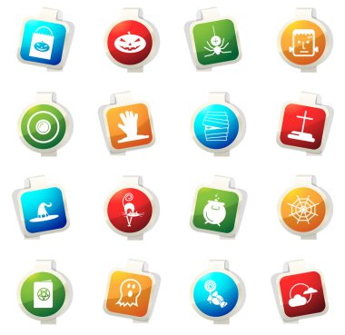 Cadılar Bayramı simgeleri dizisi