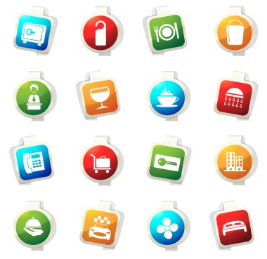 Otel Oda Icons set